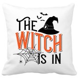 Perna Halloween 40x40 cm cu dovleci si fantome