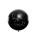 Balon cu Confetti Boy or Girl Gender Reveal fetita100 cm, Oem