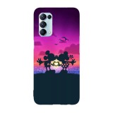 Husa compatibila cu Oppo A54 5G, Viceversa, model Mickeys love at sunset, Silicon, TPU, Transparent, Carcasa