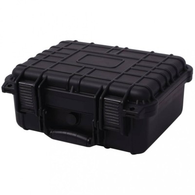 Valiză de protecție echipamente, 35 x 29 x 15 cm, negru foto