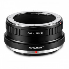 Adaptor montura K&amp;F Concept OM-Nik Z de la Olympus OM la Nikon Z6 Z7 KF06.371