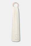 Moschino eșarfă de l&acirc;nă culoarea bej, cu imprimeu, M3333 30839