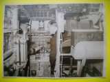 HOPCT 536 V -FOTOGRAFIE VECHE D=18 / 14 CM-AVION/AVIATIE-DOUGLAS DC 6 -INTERIOR CABINA --FOTOGRAFIE AGENTIA NEW YORK TIME S PHOTOS 1947