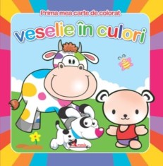 Veselie in culori - prima mea carte de colorat - Aramis