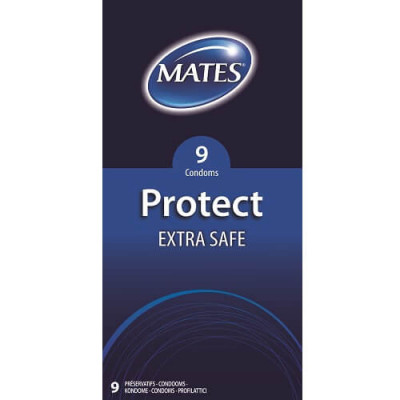 Mates Protect Extra Safe Condoms 9 Pack foto