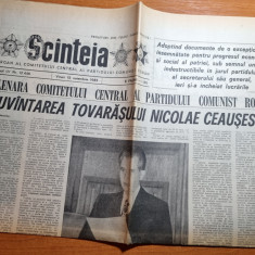 scanteia 15 noiembrie 1985-cuvantarea lui ceausescu la plenara PCR