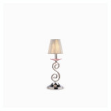 Veioza Violette,1 bec, dulie E14, D:140 mm, H:440 mm, Crom, Ideal Lux