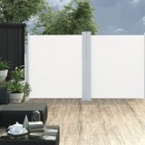 VidaXL Copertină laterală dublă retractabilă, crem, 170 x 600 cm