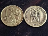 Cehoslovacia 1970 - 1 koruna, circulata