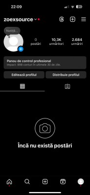 Vand Cont Instagram 10K foto