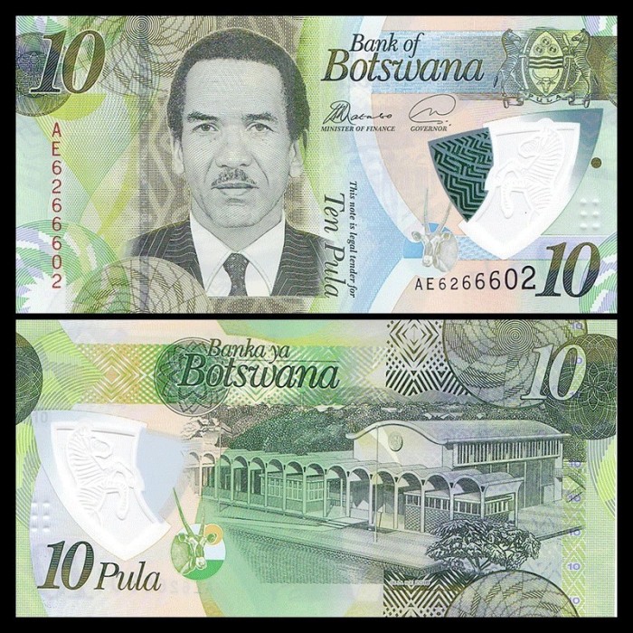 Botswana 2018 - 10 pula UNC