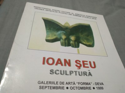 PLIANT/BROSURA IOAN SEU SCULPTURA DEVA 19999 foto