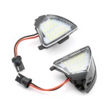 Set 2 Lampi oglinda exterioara Volkswagen VW Golf 5, Golf 5 PLUS, Eos, Jetta, Passat B6, Passat CC, Sharan MK2 PUDDLE LIGHT GizMondo&reg;