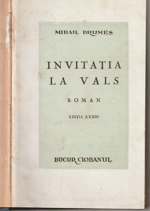 MIHAIL DRUMES - INVITATIA LA VALS ( 1947 RELEGATA )