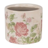 Cumpara ieftin Ghiveci flori ceramica multicolora Roses 11x9 cm