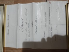 BREVET ordinul muncii Semnat .