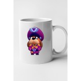Cana alba personalizata cu imprimeu Brawl Star - Ruffs, ceramica, INOVATIX&reg;. 330 ml, Oem