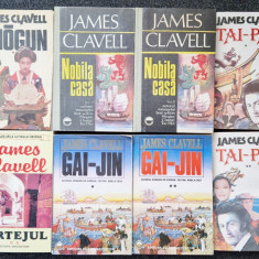 Lot James Clavell - NOBILA CASA + SHOGUN + GAI-JIN + TAI-PAN + CHANGI - VARTEJUL