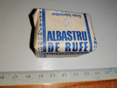 PACHETEL ALBASTRU DE RUFE PT COLECTIONAT foto