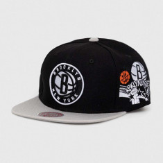 Mitchell&Ness sapca Chicago Bulls culoarea negru, cu imprimeu