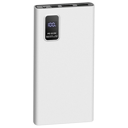 POWERBANK 10000MAH PD 3.0 QC 3.0 LED PLATINET