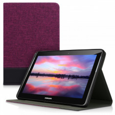 Husa pentru Samsung Galaxy Tab 2 10.1 P5100, Textil, Violet, 41184.04 foto
