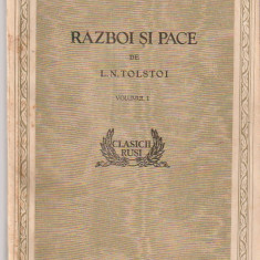 L. N. TOLSTOI - RAZBOI SI PACE ( 4 VOLUME ) ( 1954-1955 ) ILUSTRATII E. DORNA