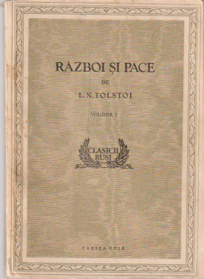 L. N. TOLSTOI - RAZBOI SI PACE ( 4 VOLUME ) ( 1954-1955 ) ILUSTRATII E. DORNA foto