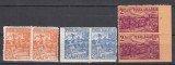 ROMANIA 1945 POSTA SALAJULUI EMISIUNEA a II-a 2 P.NEDANTELATA LATURA DE JOS MNH, Nestampilat