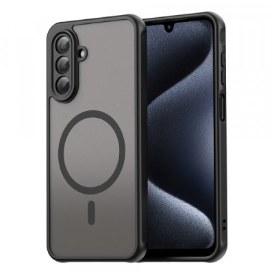 Husa MagSafe pentru Samsung Galaxy A17 5G, Techsuit, HaloFrost II, Neagra foto