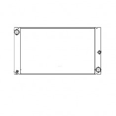 Radiator racire BMW Seria 5 E60/E61, 08.2004-09.2005, 535d, motor 3.0 d, 200 kw, diesel, cutie automata, cu/fara AC, 606x367x26 mm, aluminiu brazat