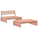 Set mobilier relaxare gradina, 2 piese, lemn masiv Douglas