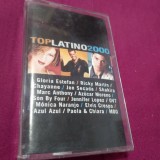 CASETA AUDIO TOP LATINO 2000 RARA!!!!ORIGINALA COLUMBIA