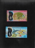 Set Costa Rica 1000 + 2000 colones polimer unc