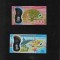Set Costa Rica 1000 + 2000 colones polimer unc