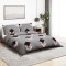 vidaXL Set cu husă de pilotă, gri, 225x220 cm, bumbac 136475