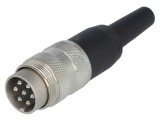 Conector M16 Mufă Tată Lipire 7 PIN 5A 300V Drept
