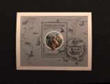 Coliță Timbru Uzbekistan 1995 Grădina Zoologică Tașkent Capră cu Coarne Șurub Markhor Capra falconeri 20 Som Ștampilată - A992