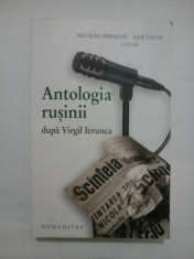 ANTOLOGIA RUSINII - dupa Virgil Ierunca - N. MERISANU, D. TALOS foto