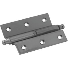 Balama ingenuncheata, din metal, saten, 45 x 125 mm, 2 buc / set