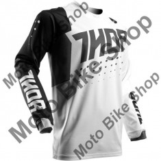 MBS Tricou motocross Thor Pulse Aktiv, alb/negru, XXL, Cod Produs: 29103892PE foto