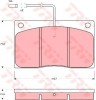 Set placute frana,frana disc RENAULT MASTER I bus (T) (1980 - 1998) TRW GDB443