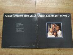 ABBA - GREATEST HITS VOL.2 (1979,EPIC,UK) vinyl vinil foto