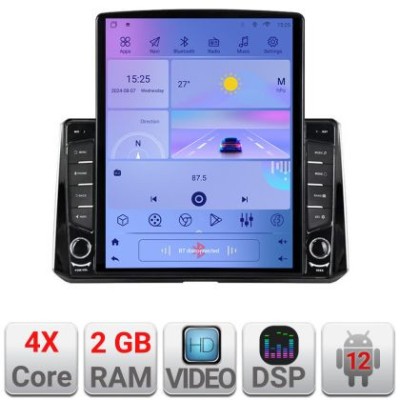 Navigatie Toyota Corolla 2019- K-388-levin ecran tip TESLA 9.7&amp;quot; cu Android Radio Bluetooth Internet GPS WIFI 2+32 DSP CarStore Technology foto