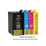 Cumpara ieftin SET Cartuse pt EPSON 27 XL T2711 T2712 T2713 T2714 27XL ( 2711XL 2712XL 2713XL