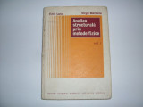 Analiza Structurala Prin Metode Fizice Vol. 1 - Emil Luca, Virgil Barboiu ,550153