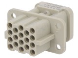 Conector HDC Inserturi Contact Mamă 18 17 PE