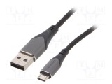 Cablu USB 2.0 VENTION 1,5m USB A la micro USB B nichelat