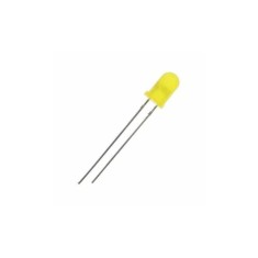 Dioda LED 5mm galben 2VDC