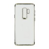 Husa samsung galaxy s9 transparent cu margini aurii, Flippy